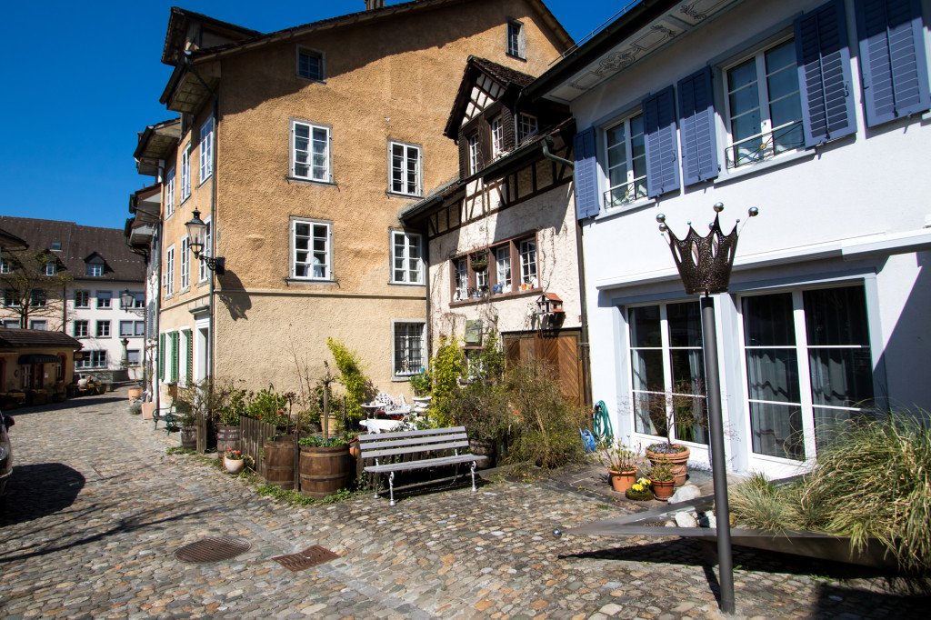 Hübsche Gässchen laden zum Bummel durch Bremgartens Innenstadt ein. 