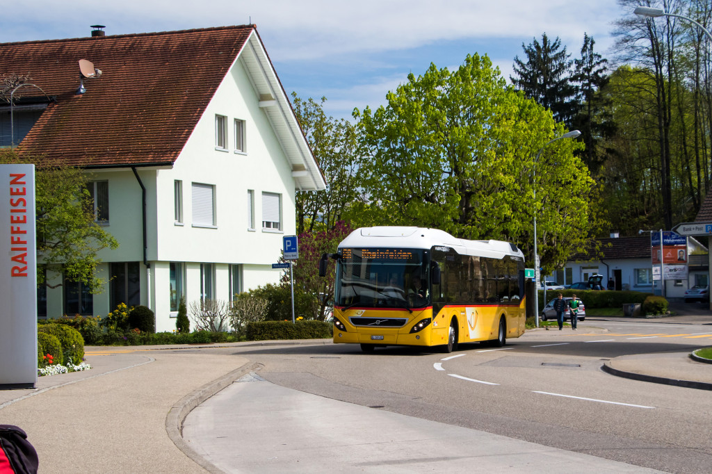 Volvo 7900H-Hybridbus erreicht Möhlin