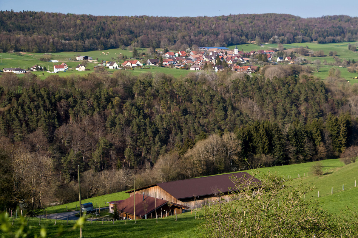 Blick hinüber nach Frankreich