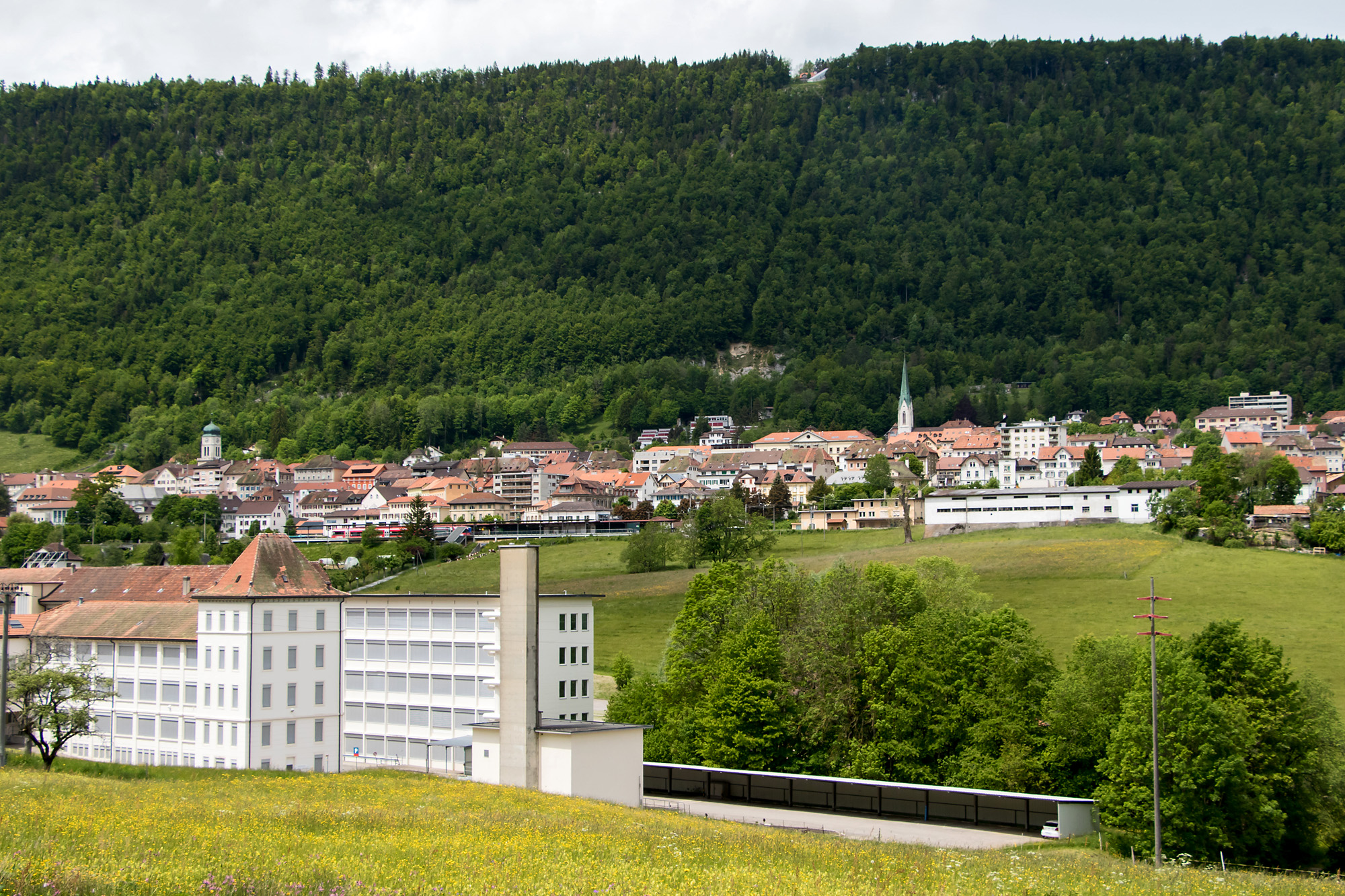 St-Imier (BE) mit dem Longines-Werk