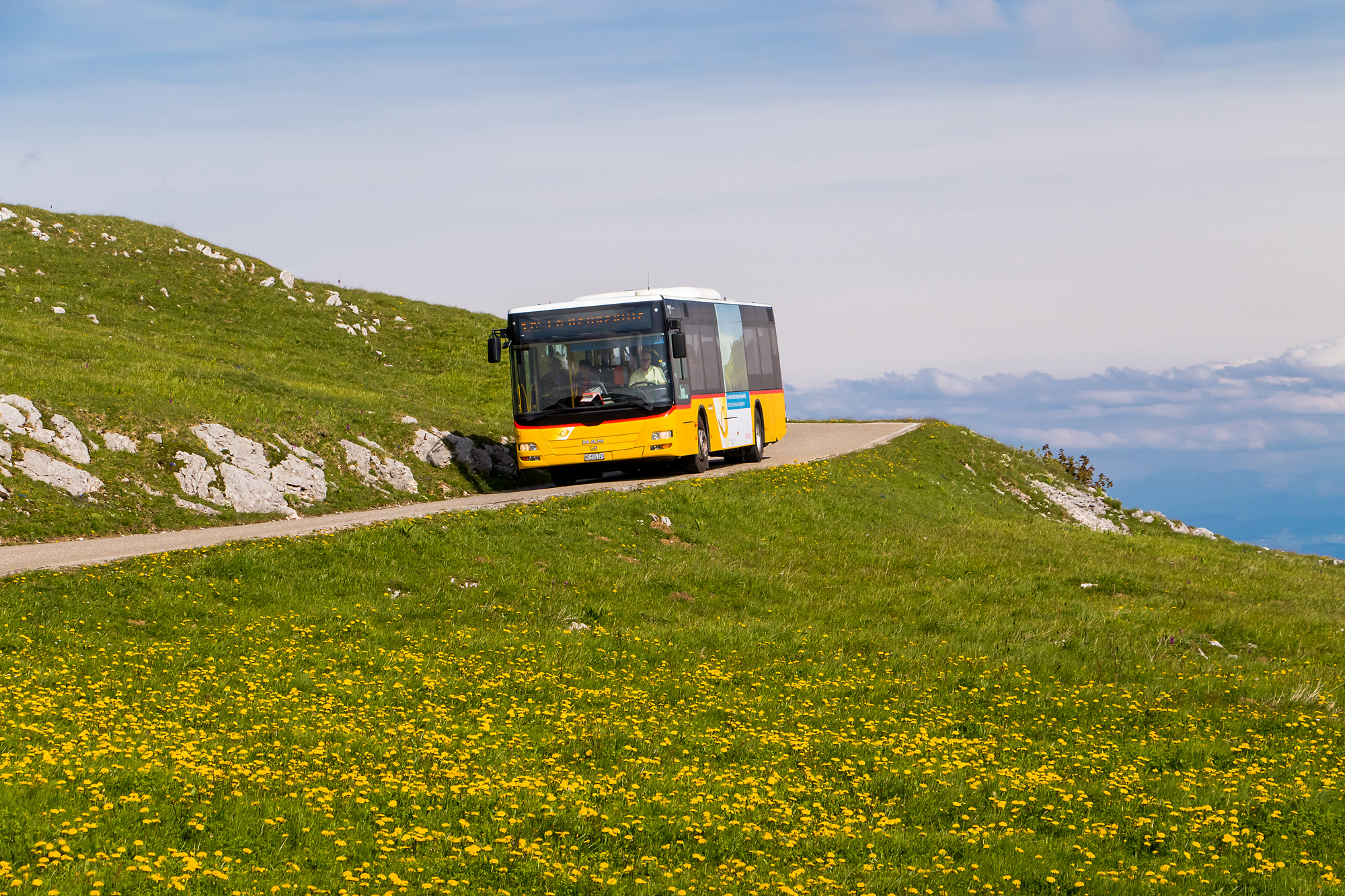 Talfahrt vom Gipfel des Chasserals (BE)