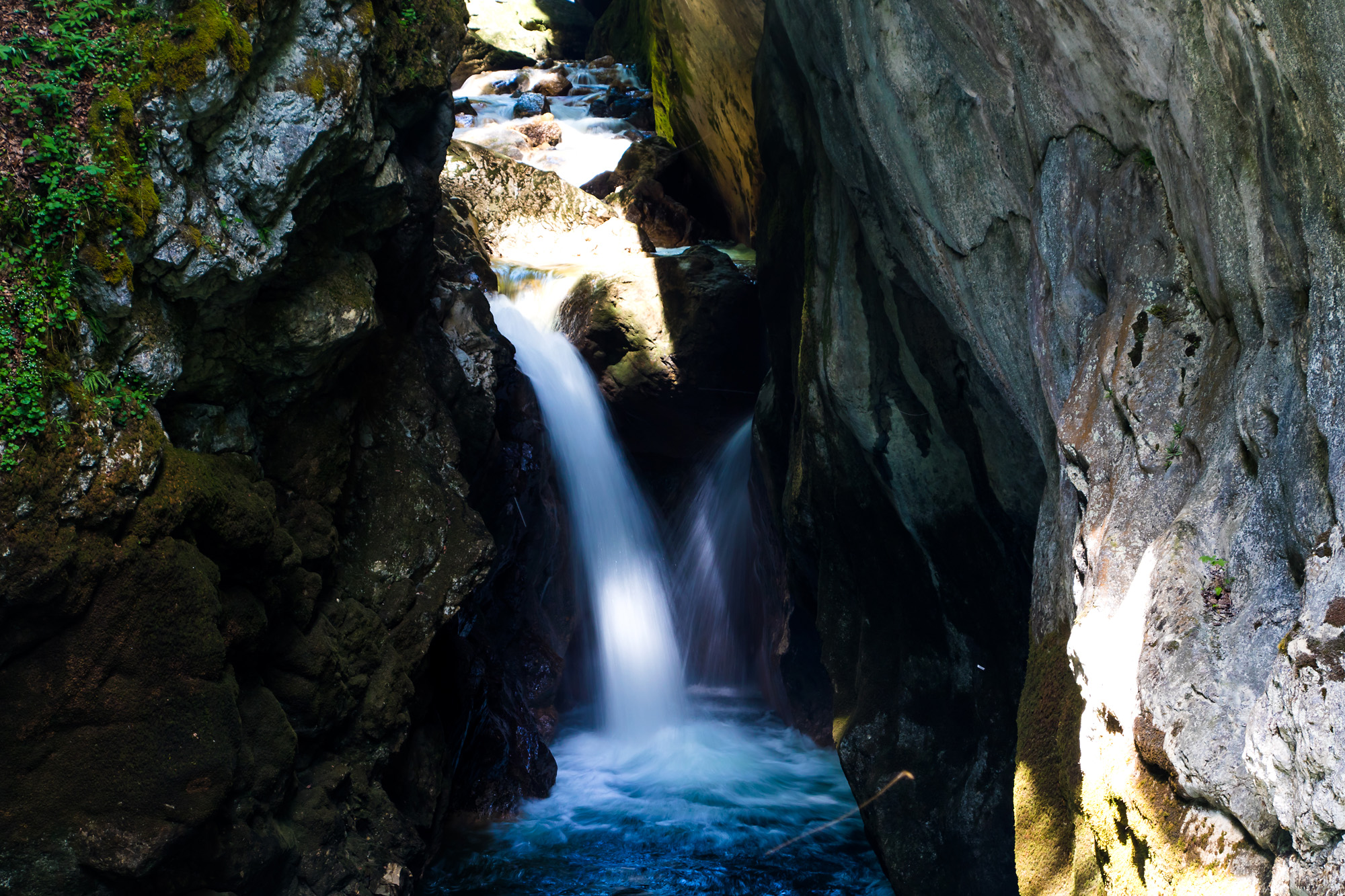 In der Areuse-Schlucht unterwegs