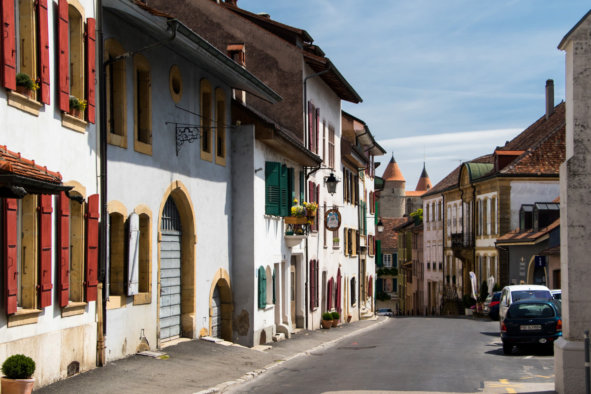 Sprint durch die Altstadt von Grandson