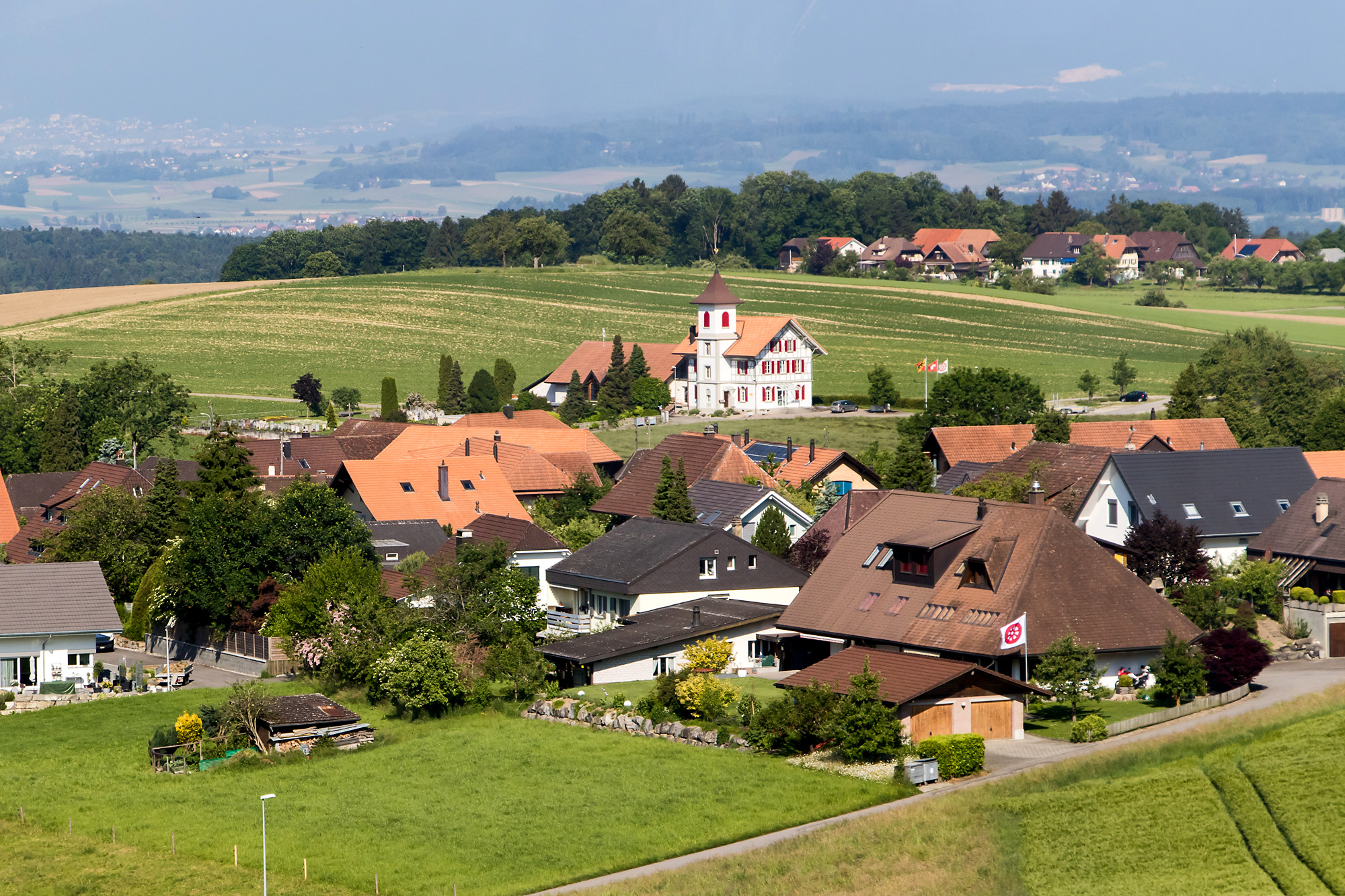 Detlingen, BE - Geburtsort des Postautos
