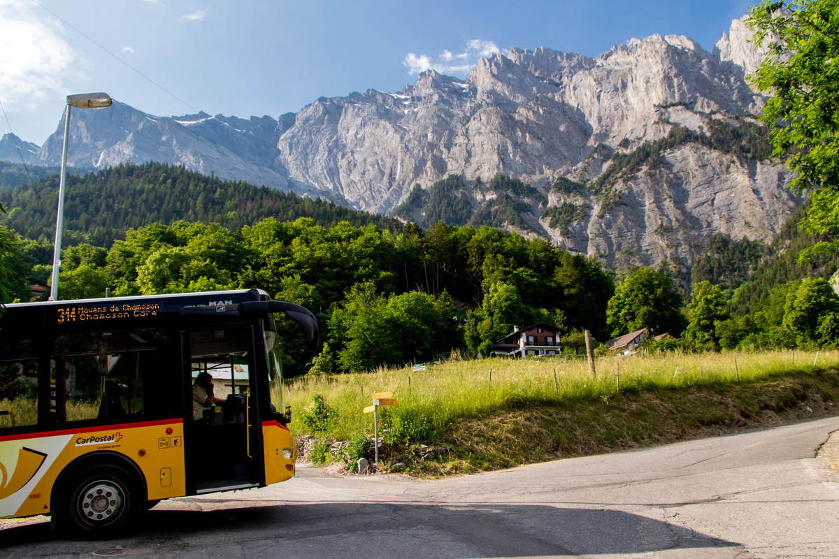 Kurze Pause auf halber Höhe