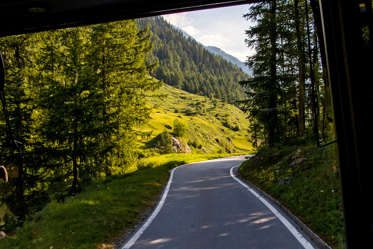 Wir lassen die Zivilisation hinter uns und nehmen Kurs auf die Fafleralp