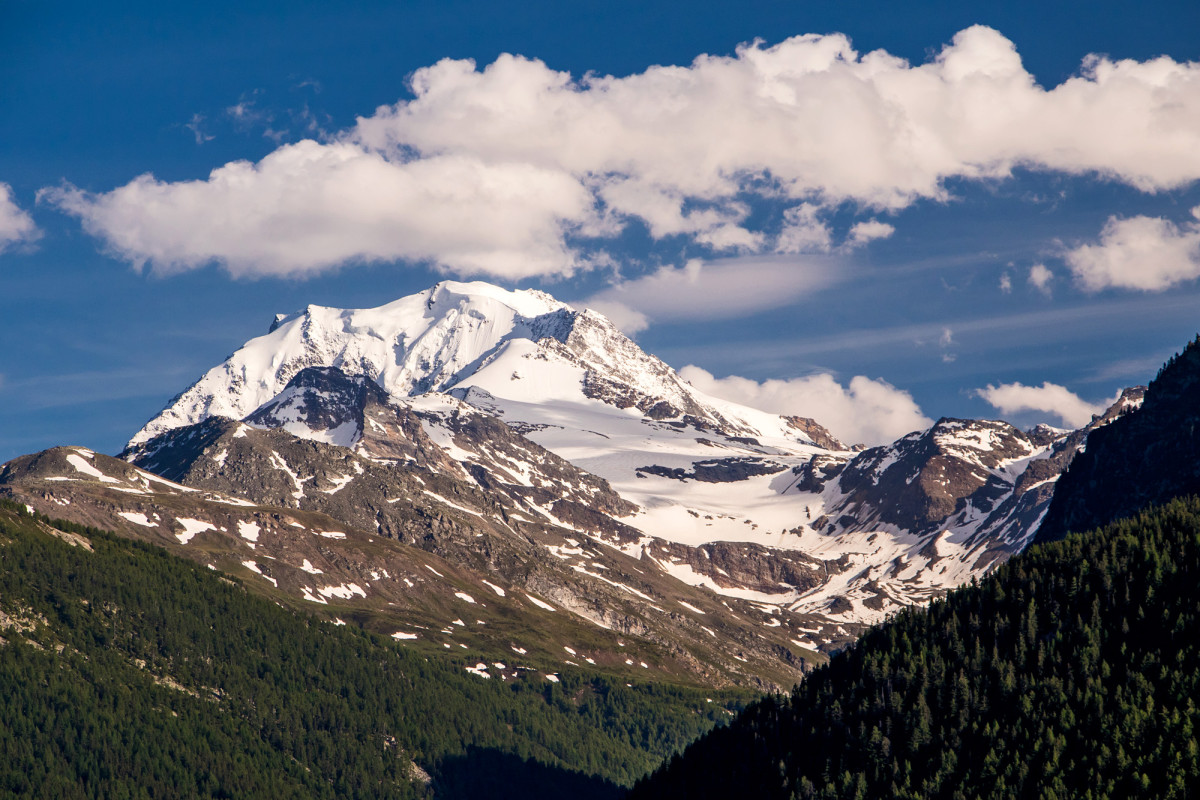 Das Fletschhorn, ein Fast-Viertausender