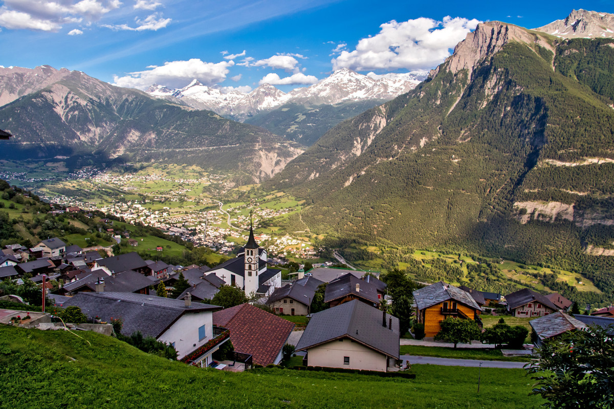 Das Safrandorf Mund oberhalb Brig (VS)