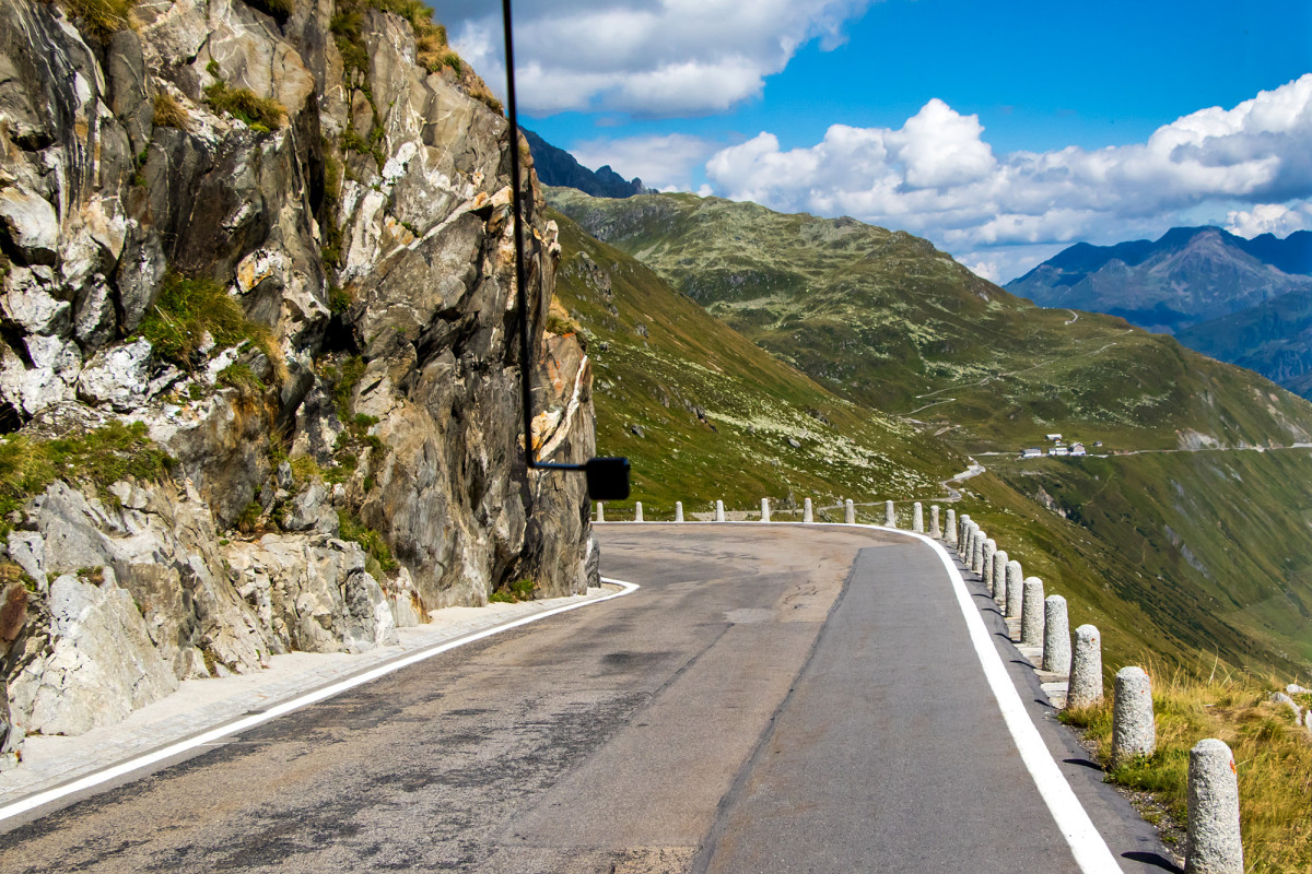 Talfahrt in Richtung Andermatt