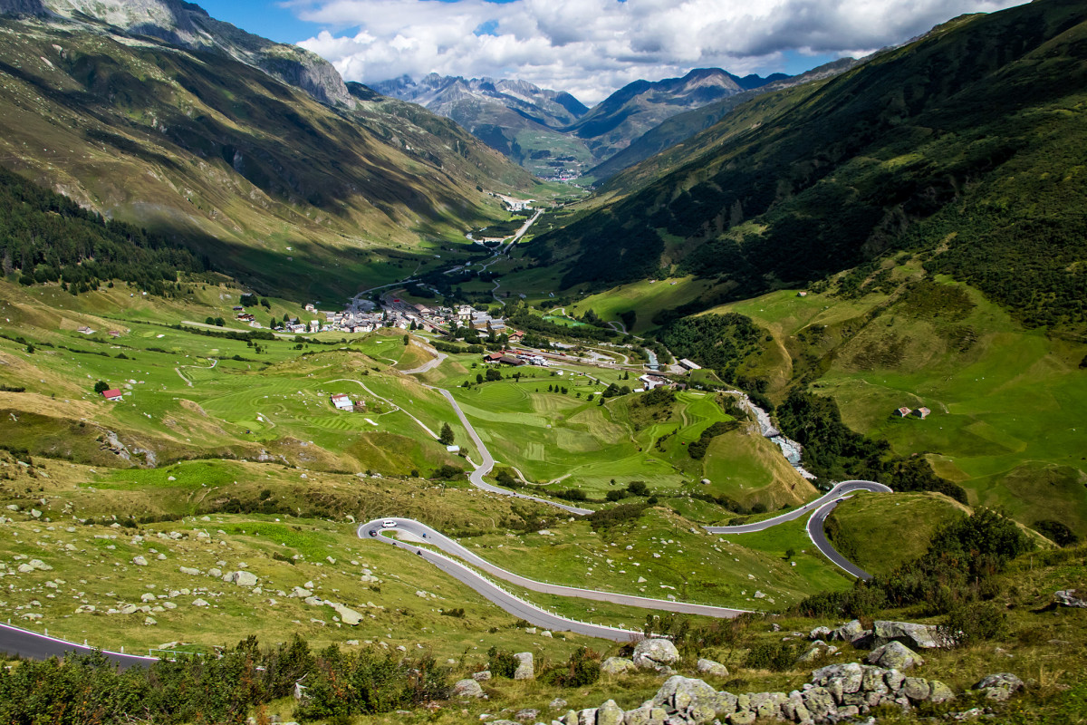 Realp ist das erste Dorf auf Urner Boden, welches wir anfanhren