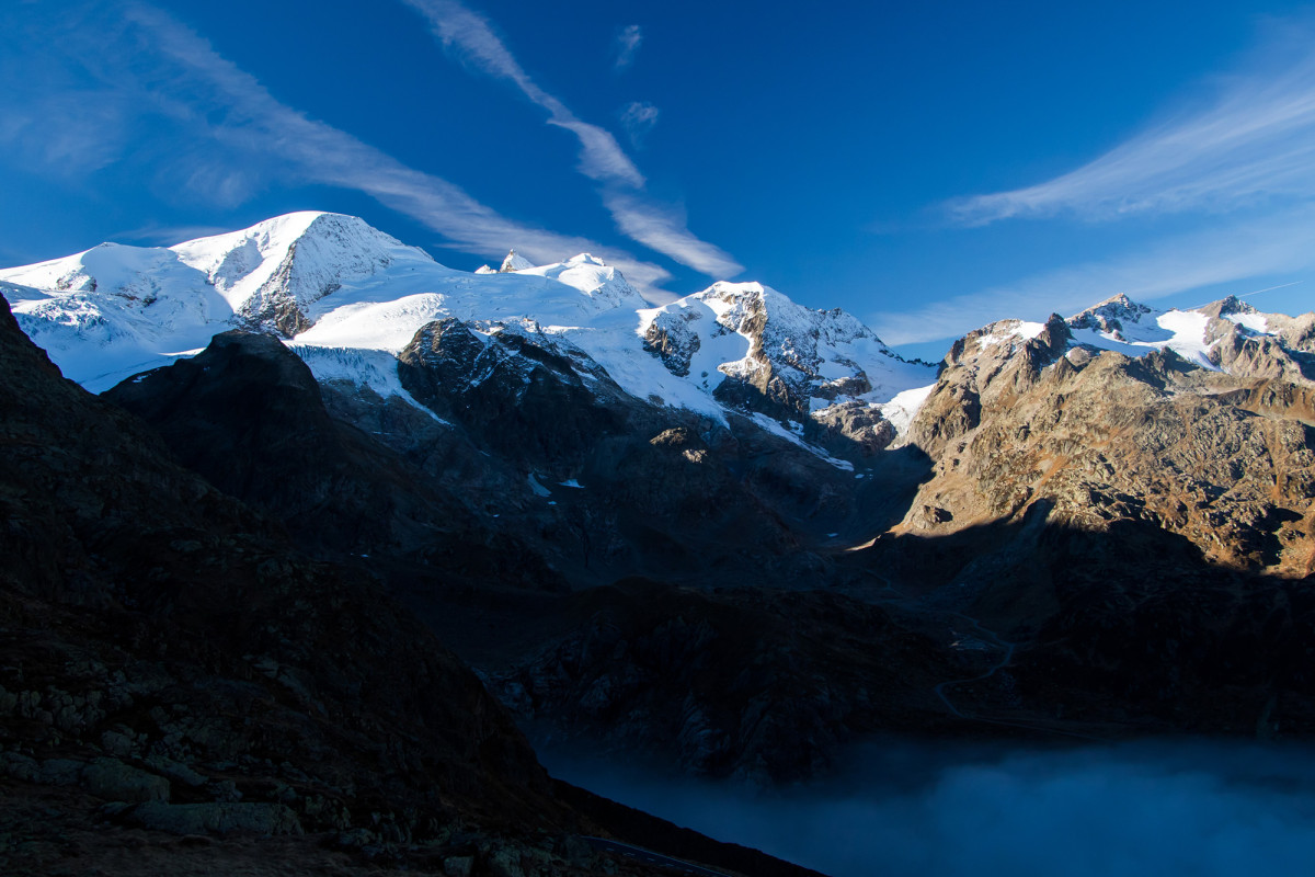 Steigletscher und Gwächtenhorn