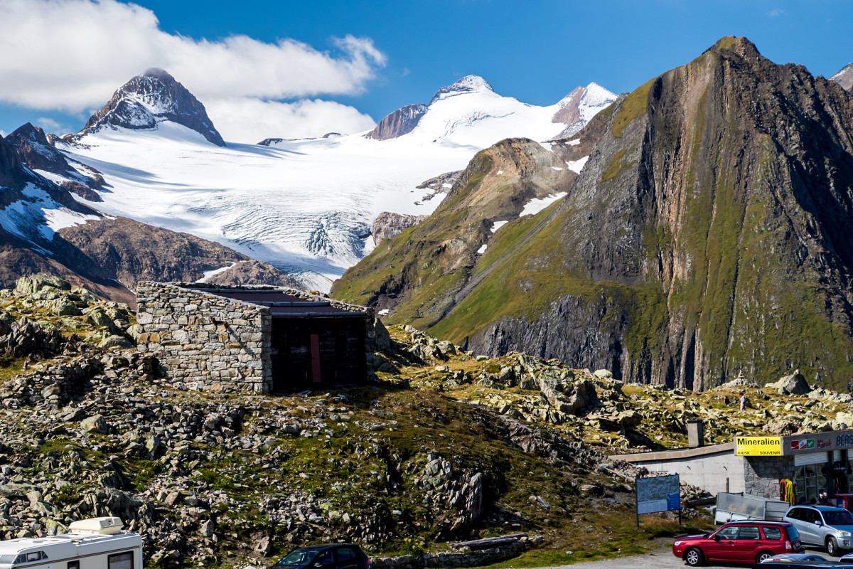 Blick hinüber auf den Griesgletscher