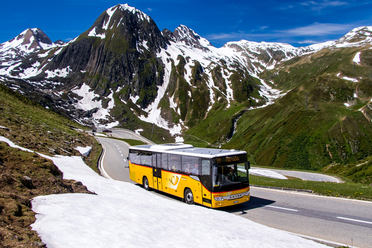 Bergfahrt am Nufenen