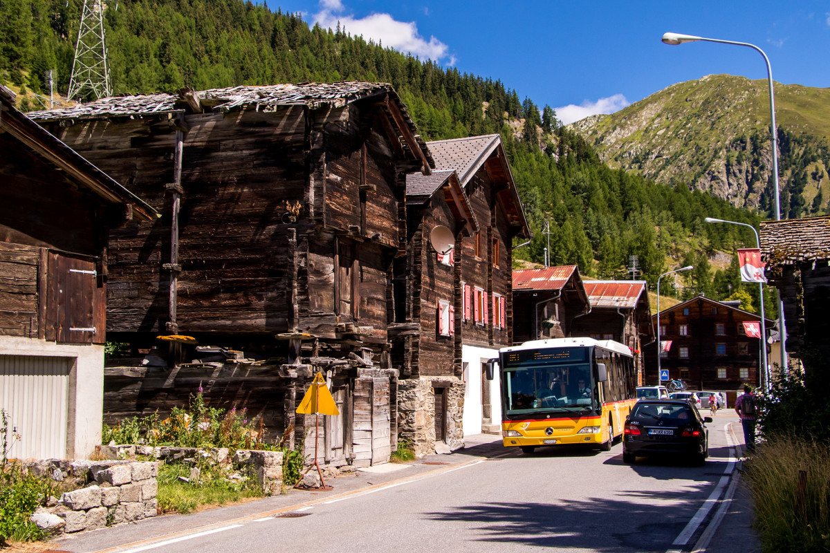 Mein Citaro-Niederflurbus erreicht Oberwald :-)