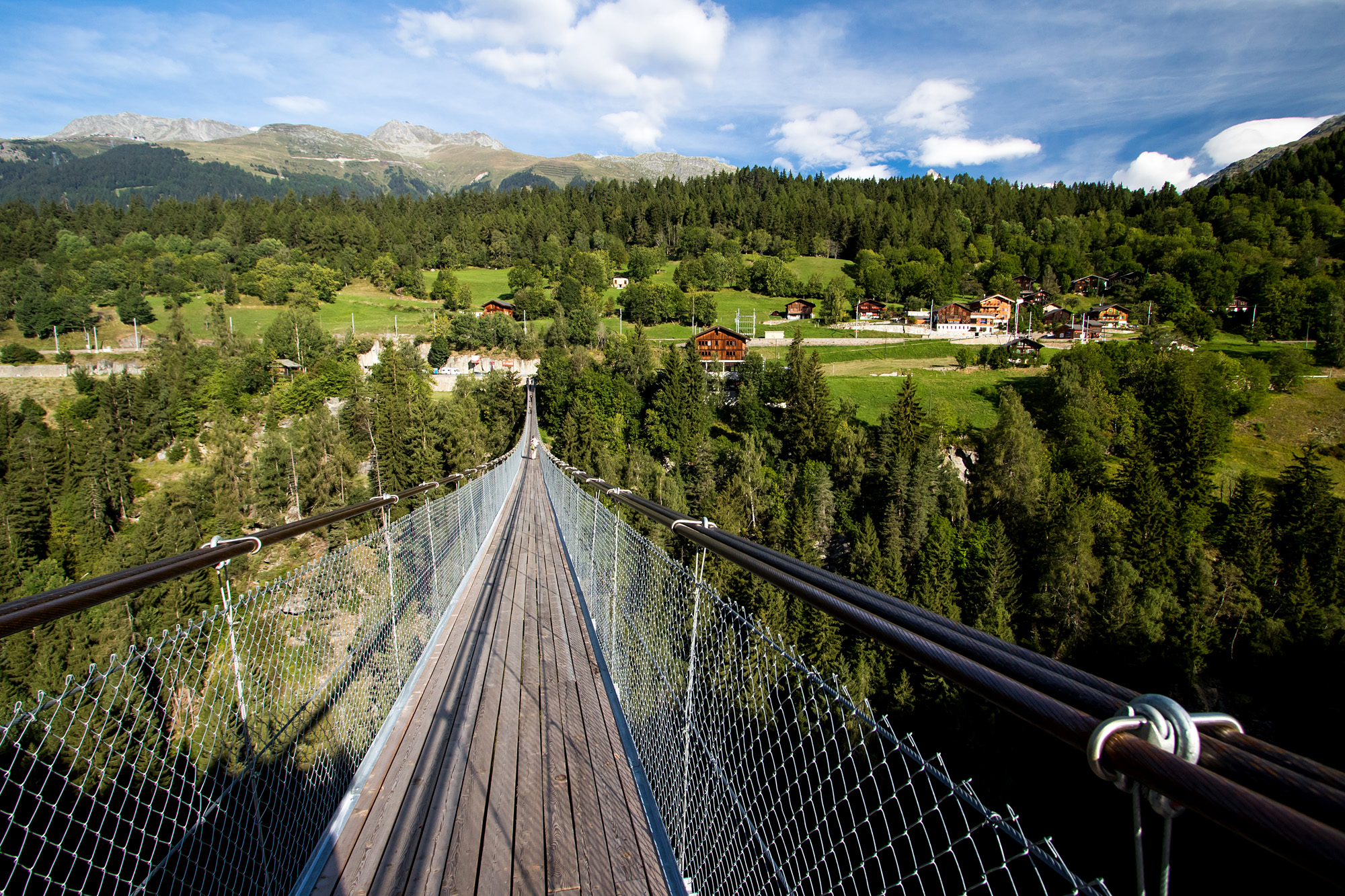 Die "Goms Bridge", ein bauliches Highlight im Oberwallis