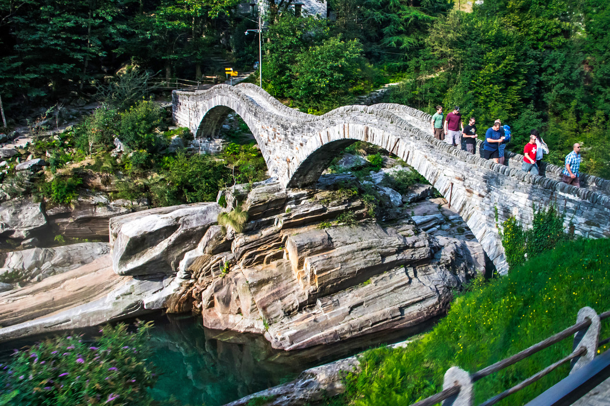 Die "Römerbrücke" ist bereits gut besucht