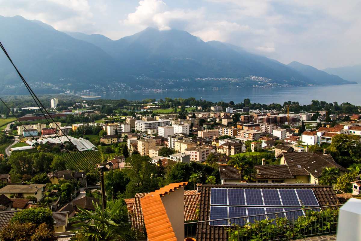 Blick auf den Lago Maggiore