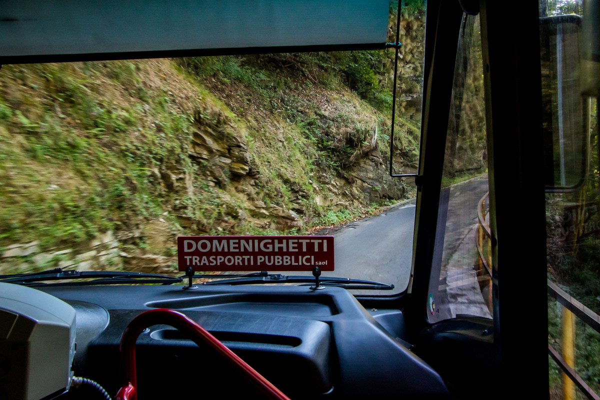 Bergfahrt hoch zur Alpe Neggia