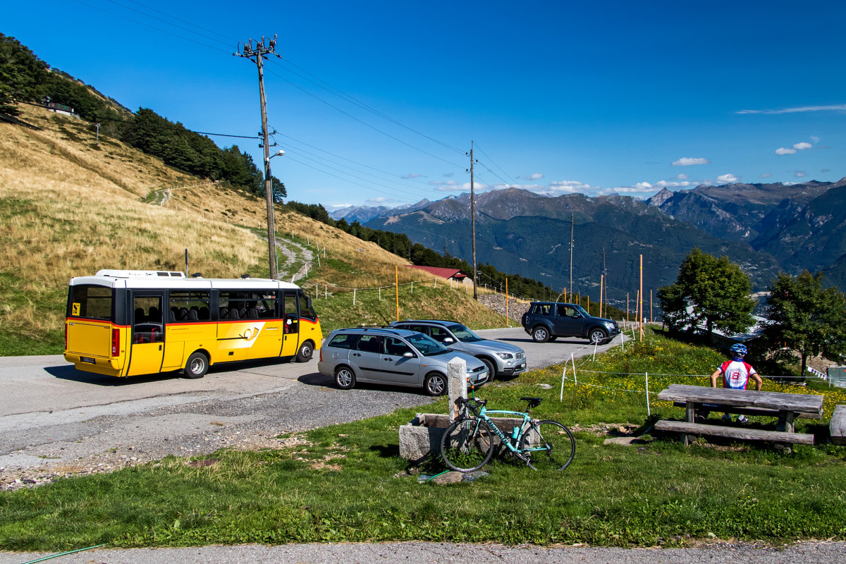 Ankunft auf der Alpe Neggia, 1395 m.ü.M....