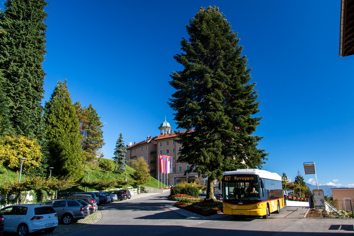 Ankunft beim Kurhaus von Cademario