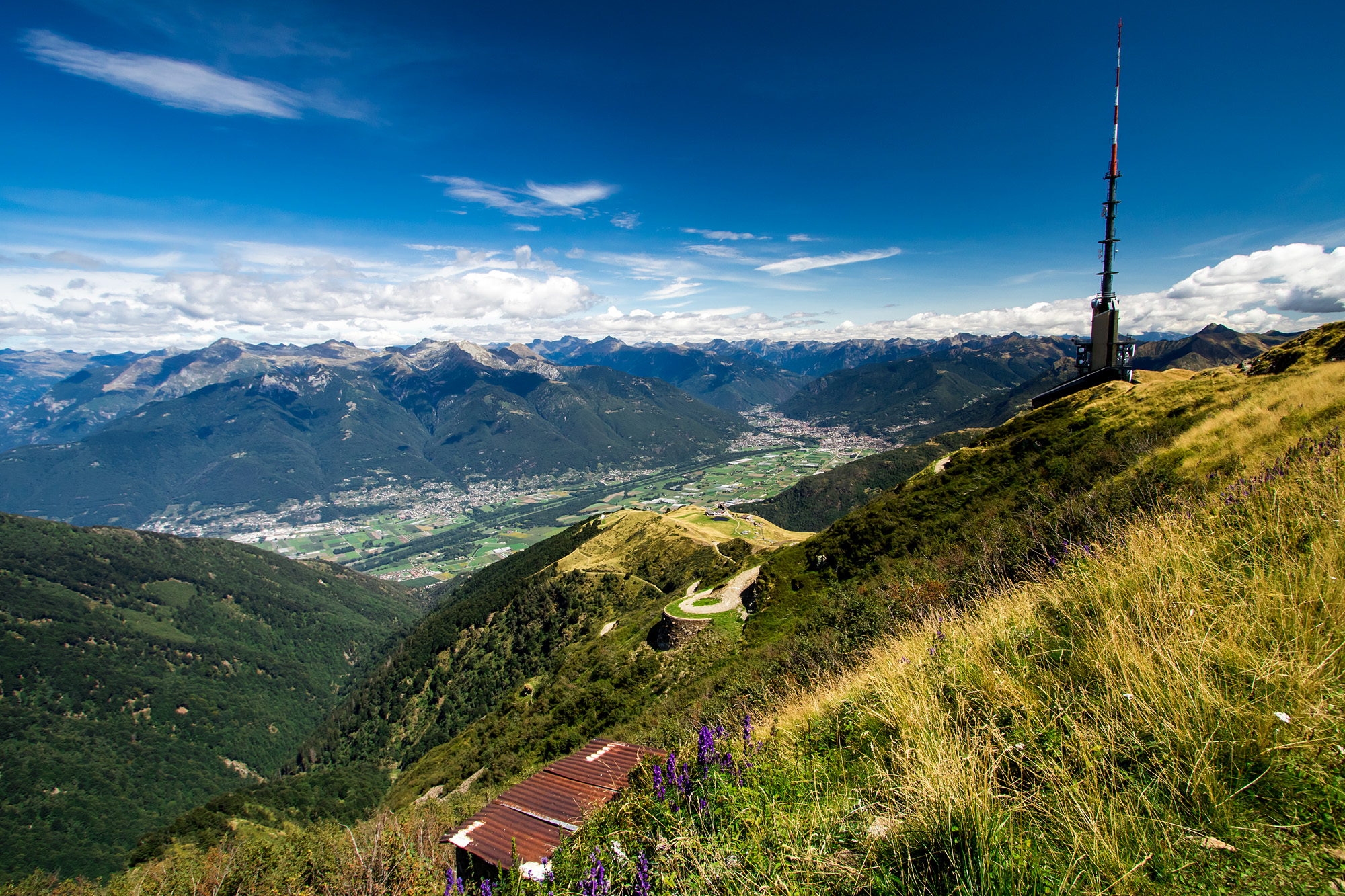 Welch wunderbare Aussicht hier oben!