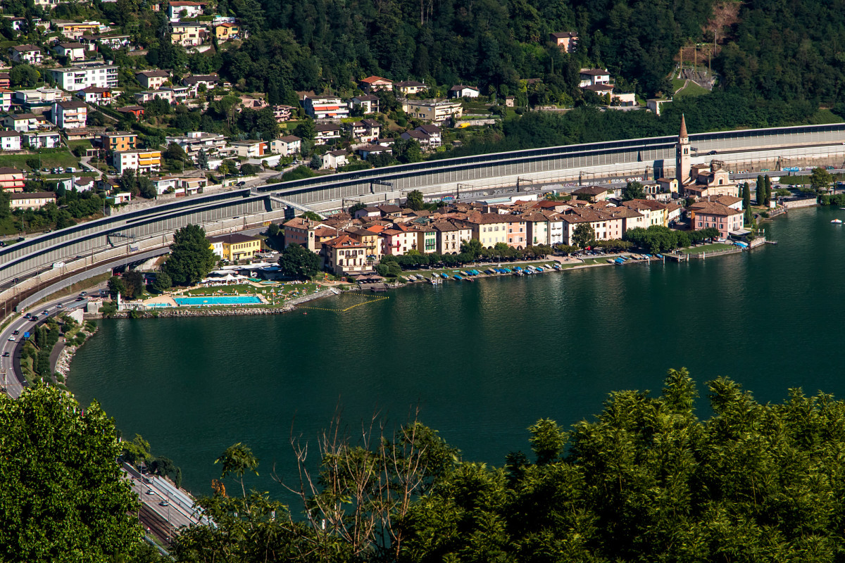 Bissone, die einstige Handelsmetropole am Lago di Lugano