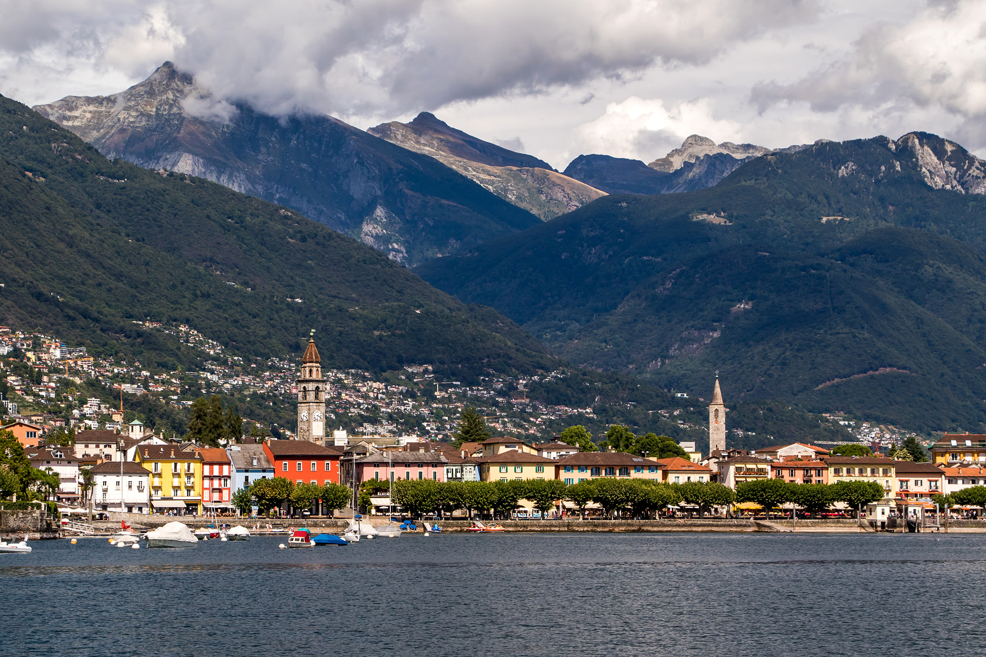 Ascona, TI, in seiner ganzen Pracht